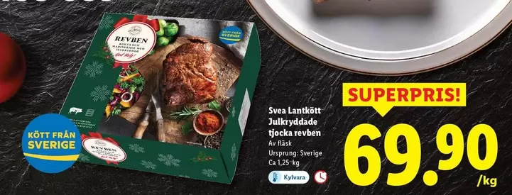 Svea - Julkryddade Tjocka revben