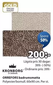 Orrefors - Badrumsmatta