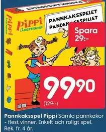 Pippi - Pannkaksspel Samla pannkakor