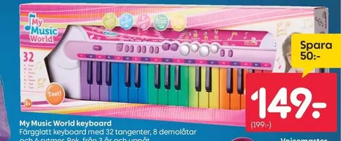 Music World keyboard