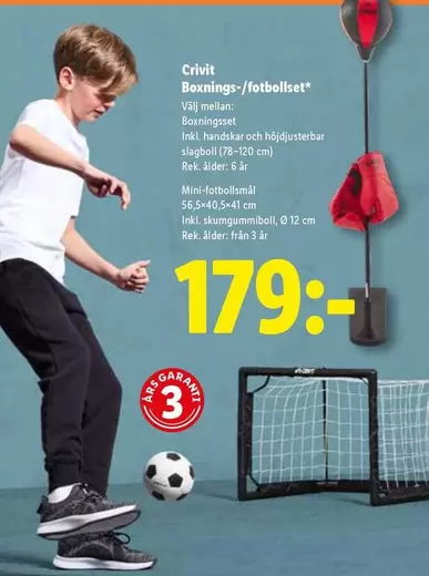 Crivit - Baxnings-/fotbollset