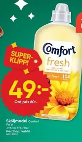 Comfort - Sköljmedel