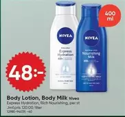 Nivea - Body Lotion, Body Milk