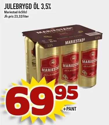mariestads - JULEBRYGD ÖL
