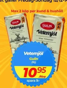 Vetemjöl