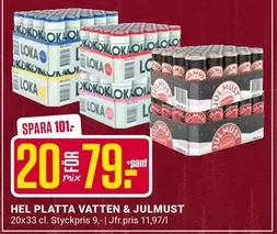 Loka - HEL PLATTA VATTEN & JULMUST