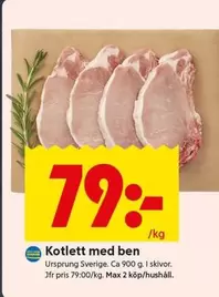 Kotlett med ben
