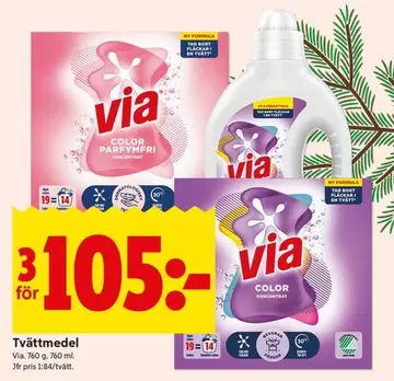 Via - Tvättmedel