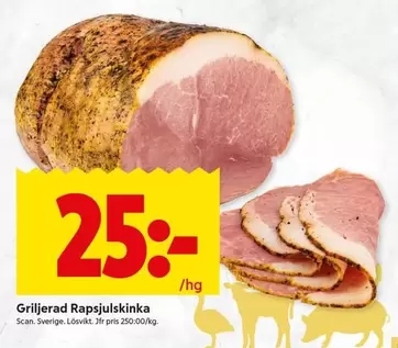 Scan - Griljerad Rapsjulskinka