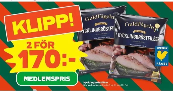 Guldfågeln - KYCKLINGBRÖSTFILÉER