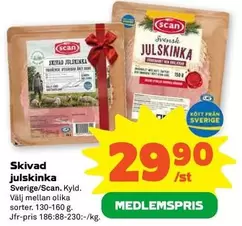 Scan - Skivad julskinka