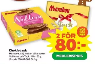 marabou - Chokladask