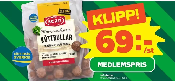 Scan - KÖTTBULLAR