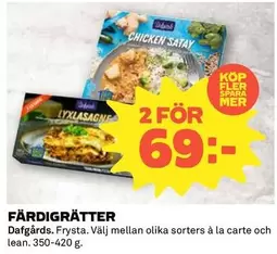 Mer - LYXLASAGNE, CHICKEN SATAY