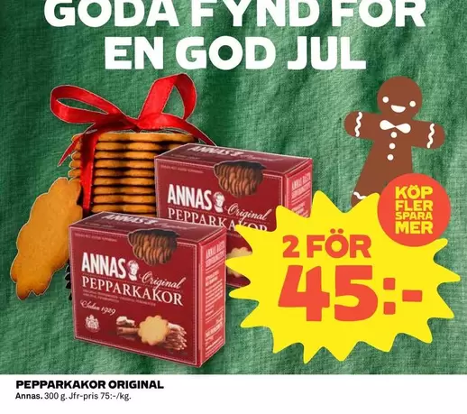 Annas - PEPPARKAKOR ORIGINAL