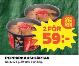 Gille - PEPPARKAKSHJÄRTAN