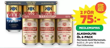 mariestads - ÖL 6-PACK