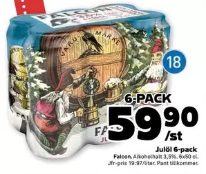 Falcon - Julöl 6-pack