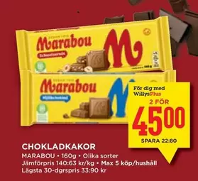 marabou - CHOKLADKAKOR