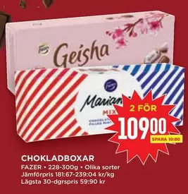 Fazer - CHOKLADBOXAR