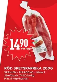 RÖD SPETSPAPRIKA