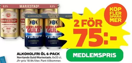 mariestads - ÖL 6-PACK