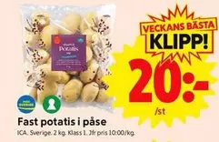 Fast potatis i påse