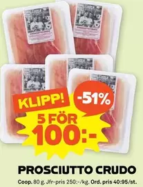 Coop - PROSCIUTTO CRUDO