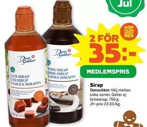 Dansukker - Sirap