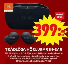 JBL - TRÅDLÖSA HÖRLURAR IN-EAR