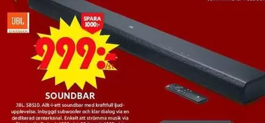 JBL - SB510 SOUNDBAR