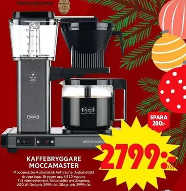 Moccamaster - KAFFEBRYGGARE