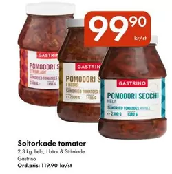 Soltorkade tomater