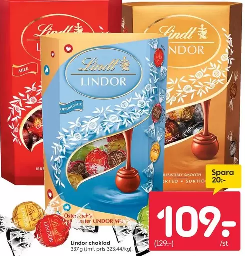 Lindt - Lindor choklad