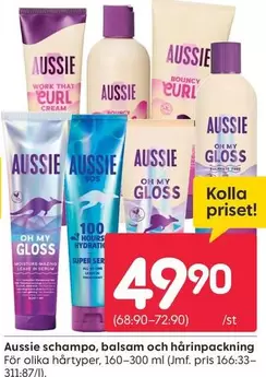 Aussie - schampo, balsam och hårinpackning