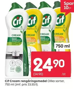 Cif - Cream rengöringsmedel Olika sorter