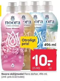 sköljmedel Flera dofter