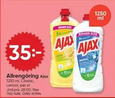Ajax - Allrengöring
