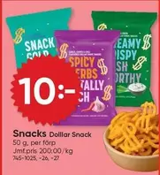 Snacks Dolllar Snack