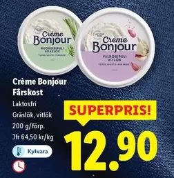 Bonjour - Fårskost Gräslök, vitlök