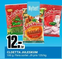 Cloetta - JULESKUM