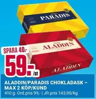 CHOKLADASK - MAX 2 KÖP/KUND
