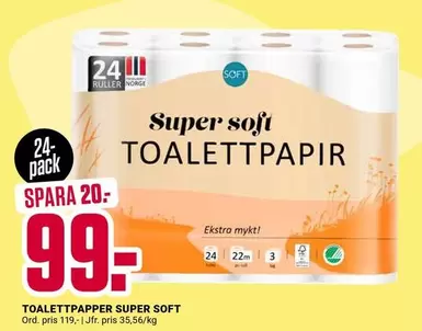 TOALETTPAPPER SUPER SOFT