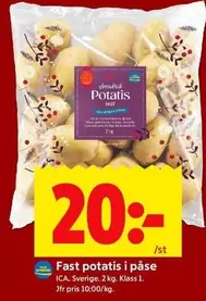 Fast potatis i påse