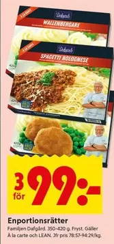 Dafgård - Enportionsrätter