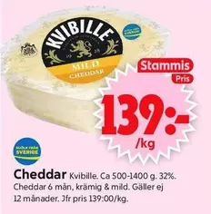 Kvibille - Cheddar