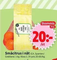 Småcitrus i nät