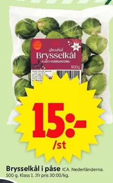 Brysselkål i påse