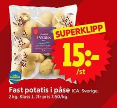 Fast potatis i påse