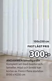 ANDAMMEN lamellgardin